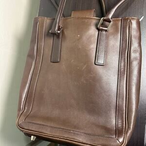 Vintage Coach 9422 Legacy Leather Tote Purse Costa Rica Brown Structured